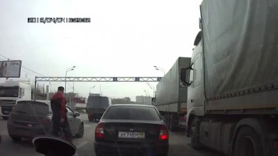 Разборка на дороге