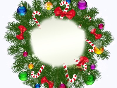 еловый венок6