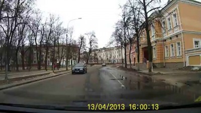 Разборка на дороге: получишь, в следующий раз!