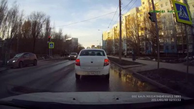 Без аварии. Простое движение по Самаре.