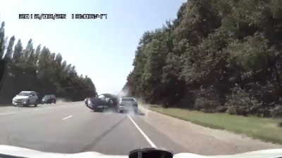 Не смог уйти от ДТП...