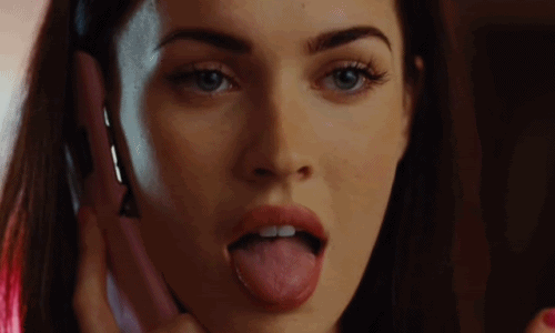 MeganFoxLickGifInJennifersBody