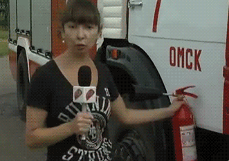 Reporter-fire-extinguisher