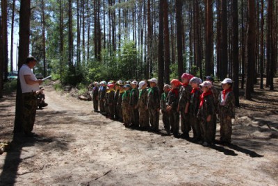 зарница строй