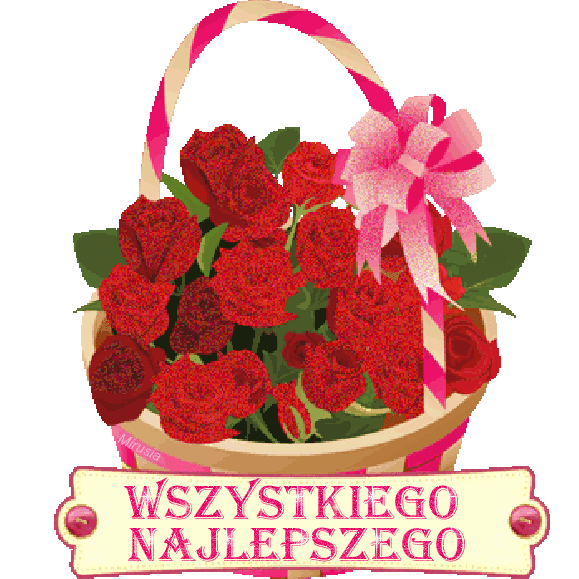 urodzinowe wszystkiego naj kosz rozeczerw3-4tk