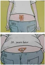 татуировка сейчас и через 20 лет