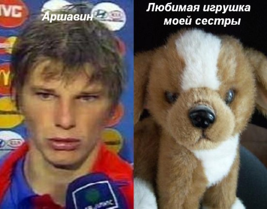 Аршавин и игрушка моей сестры