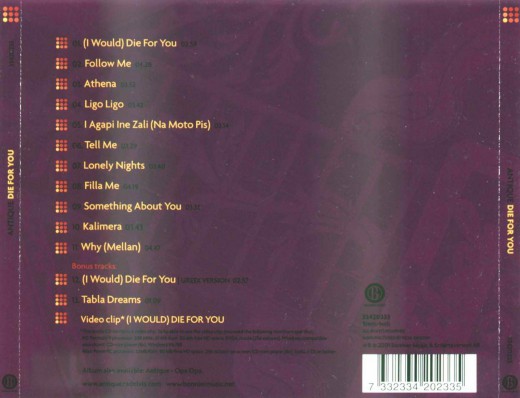 (2001) Antique - Die For You-2