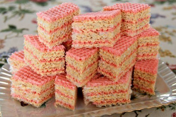 30-Домашний вафельный торт с вареной сгущенкой