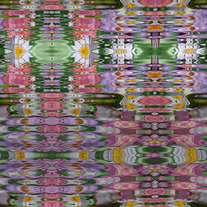 бесшовный фон цветочная вода