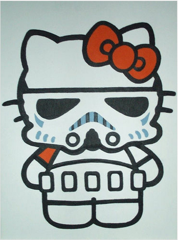 Hello Kitty Storm Trooper