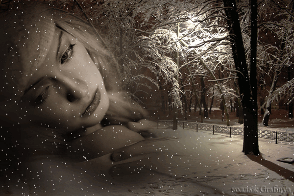 я тебя рисую на окне