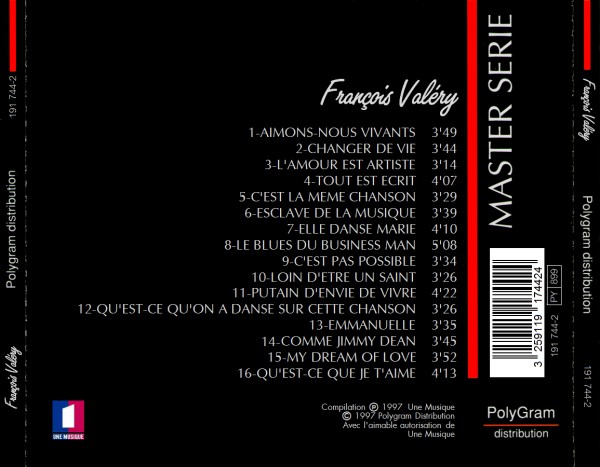 Francois Valery back