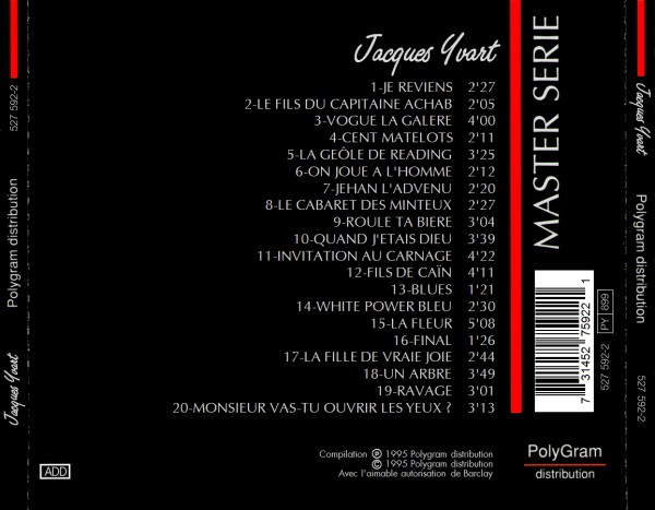 Jacques Yvart back