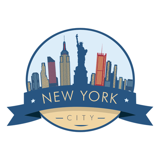 e41e827336e592fc084566be2bff2665-new-york-skyline-badge-by-vexels