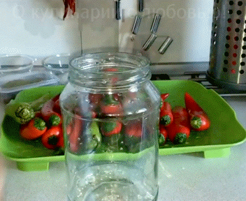 ♥ ЗАГОТОВКИ НА ЗИМУ ♥ ♥ ПЕРЕЦ ГОРЬКИЙ МАРИНОВАННЫЙ ♥