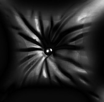подушка черная Shop-Pillowdots