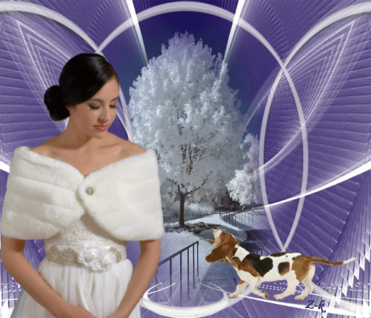 zk-kobieta-piesek-zima