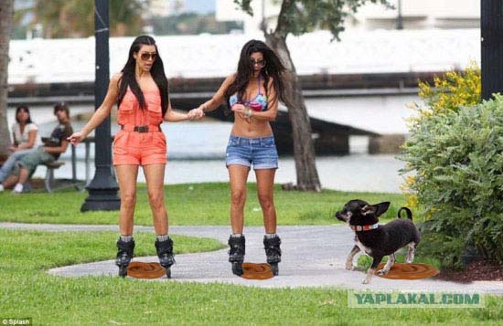 Испуганые девки1