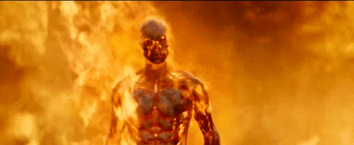 Терминатор в огне