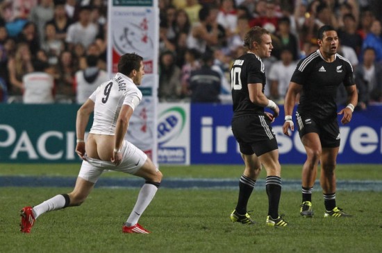 матч сборных Англии и Новозеландии по рекби