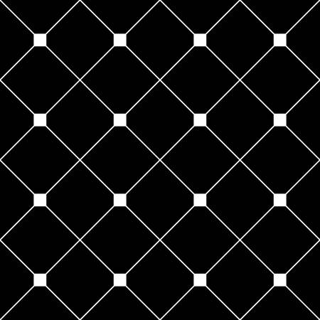 61113701-white-square-diamond-grid-black-background-classic-minimal-pattern-texture-background-illus