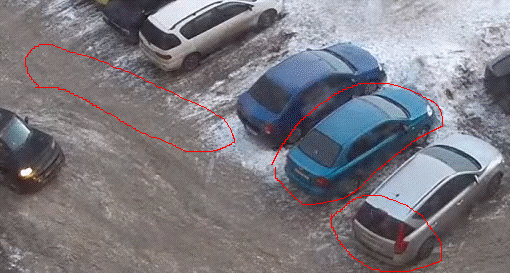 НЛО после взрыва челябинского метеорита