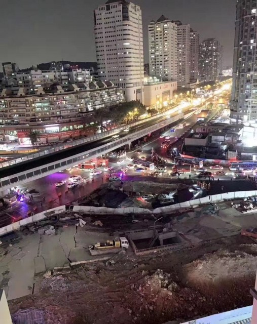 В Китае обвалилась новая ветка метро