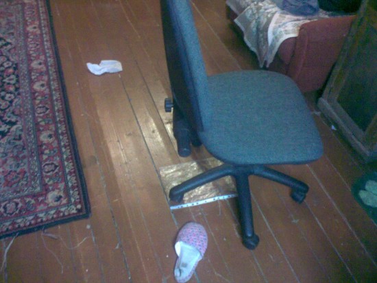 Пол в кабинете