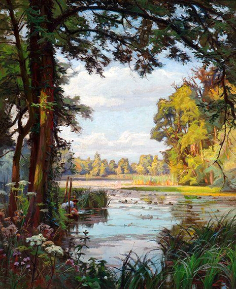 000Lavandière (Summer view of a forest fen)