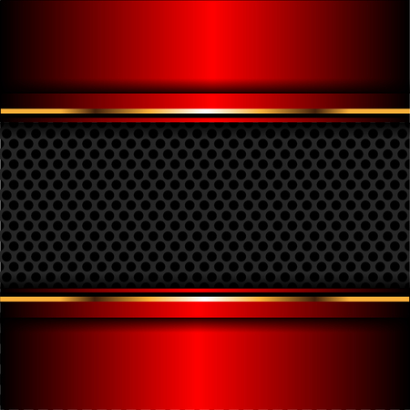 88694073-abstract-dark-gray-circle-mesh-in-red-metal-gold-line-design-futuristic-luxury-background-v