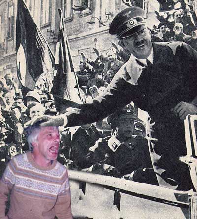 гитлер и бомж