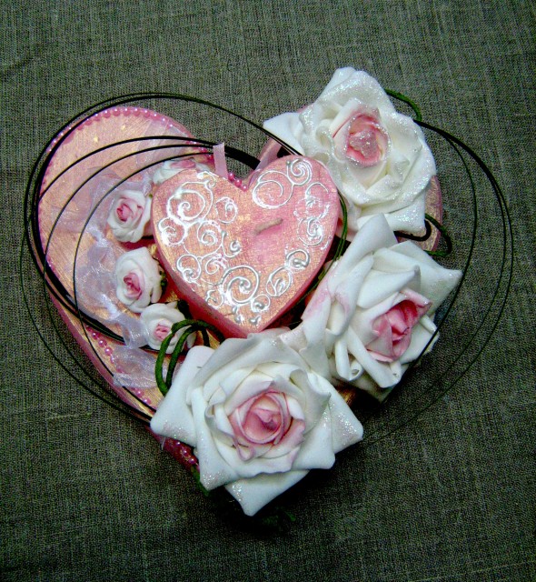 Свечи-букеты ручной работы