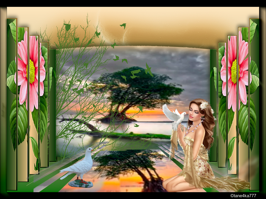 Коллажи от tane4ki 777 "Pássaro Ferido"(Раненая птица)