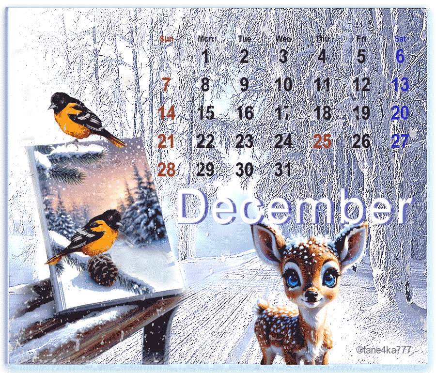 Коллаж от tane4ki 777 "Декабрь"