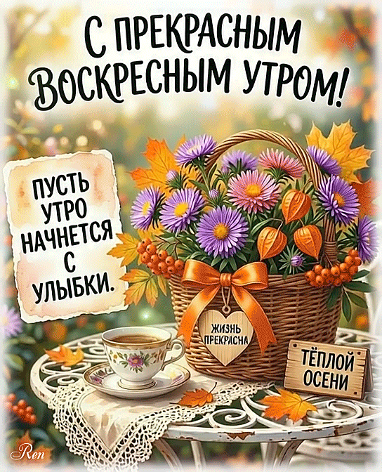 Доброо воскресного утра