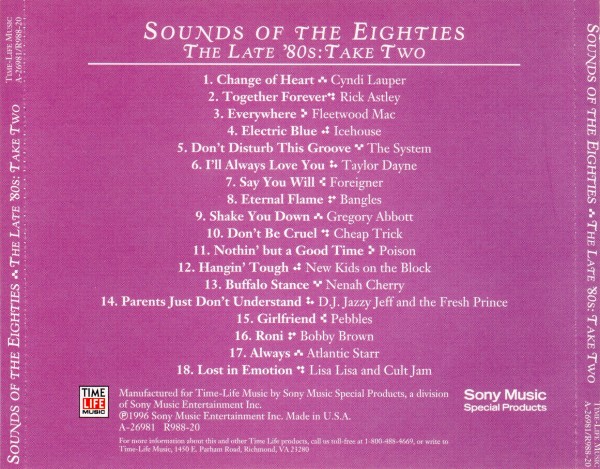 Time Life - Sounds of the Eighties - The Late 80s - Take Two b
