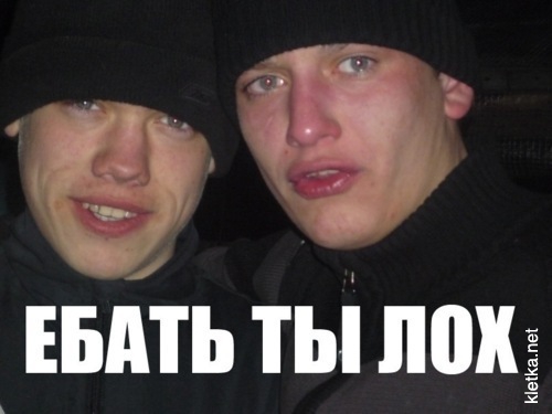 ебать ты лох