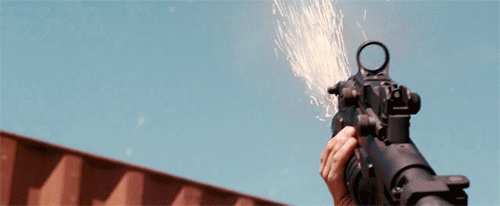 из гранатомета в голову