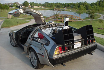 Delorean back to the future
