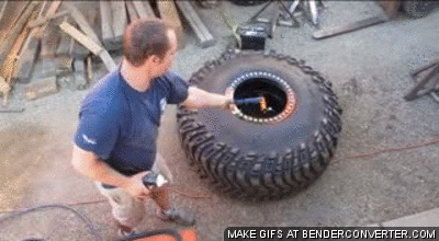 Колесо бахнуло