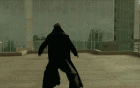 Neo dodging bullets