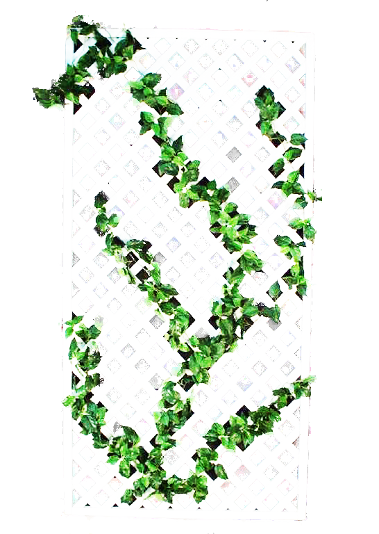 whitelatticewithgreen