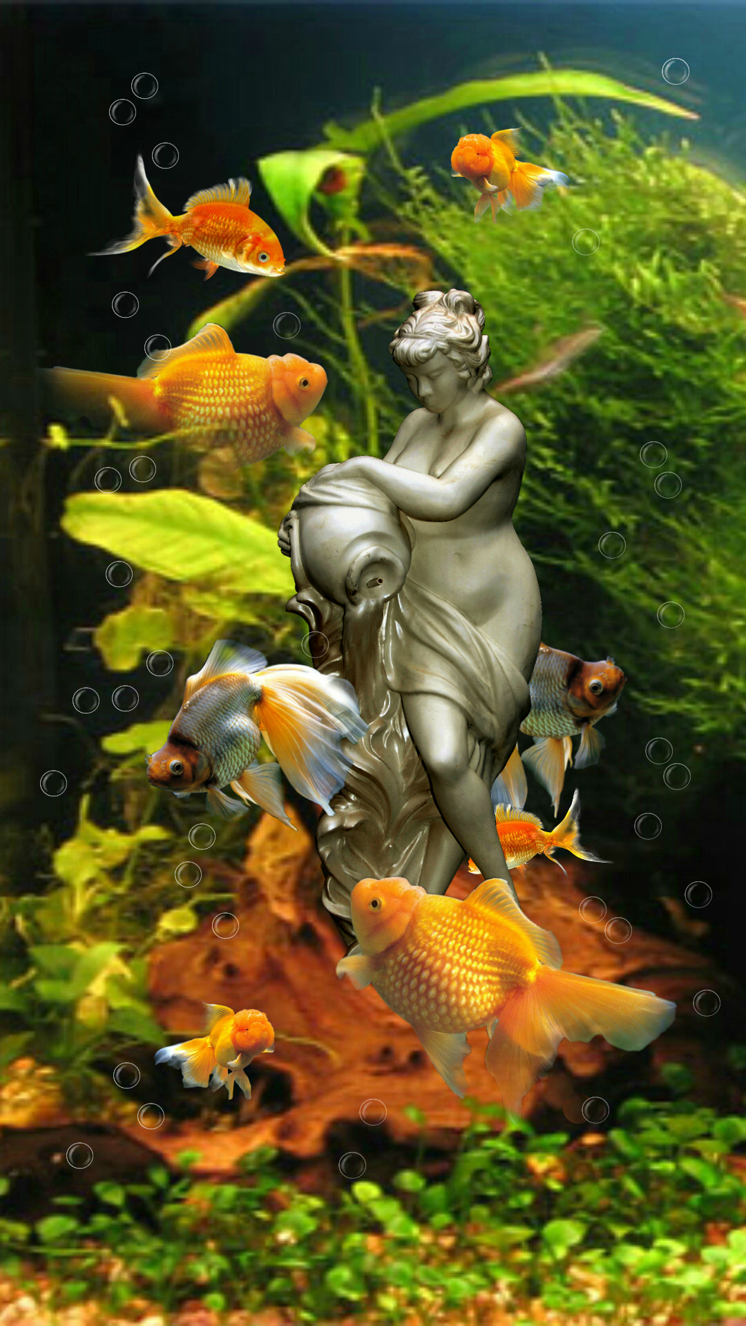 Аквариум с фигуркой~01