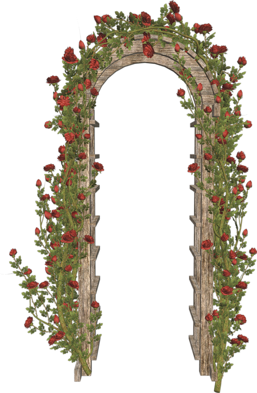 Арка с цветами