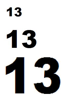 13