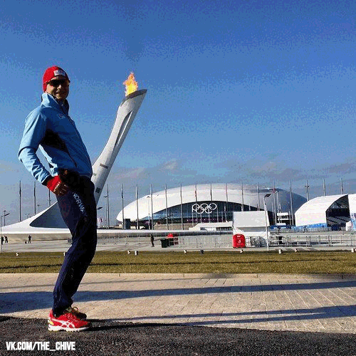 Олимпийский огонь сочи 2014