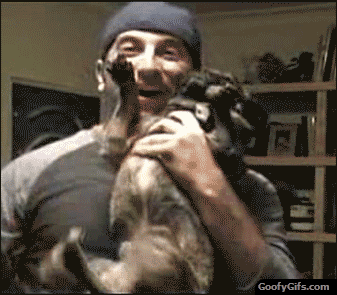 пес описался