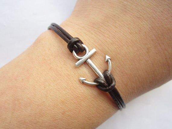 Браслет якорь