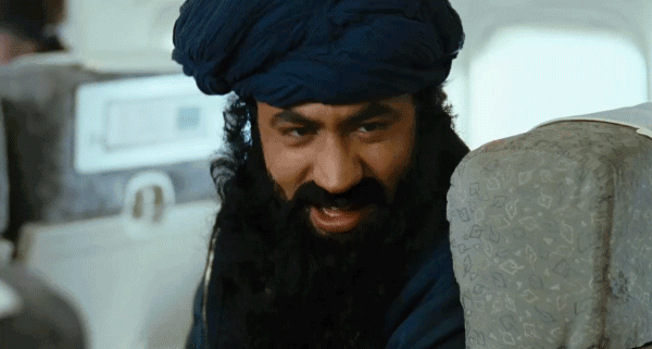 Талиб в самолете